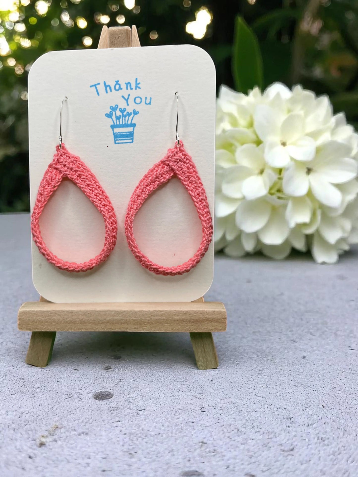 To Knot or Not earring in pink My Store